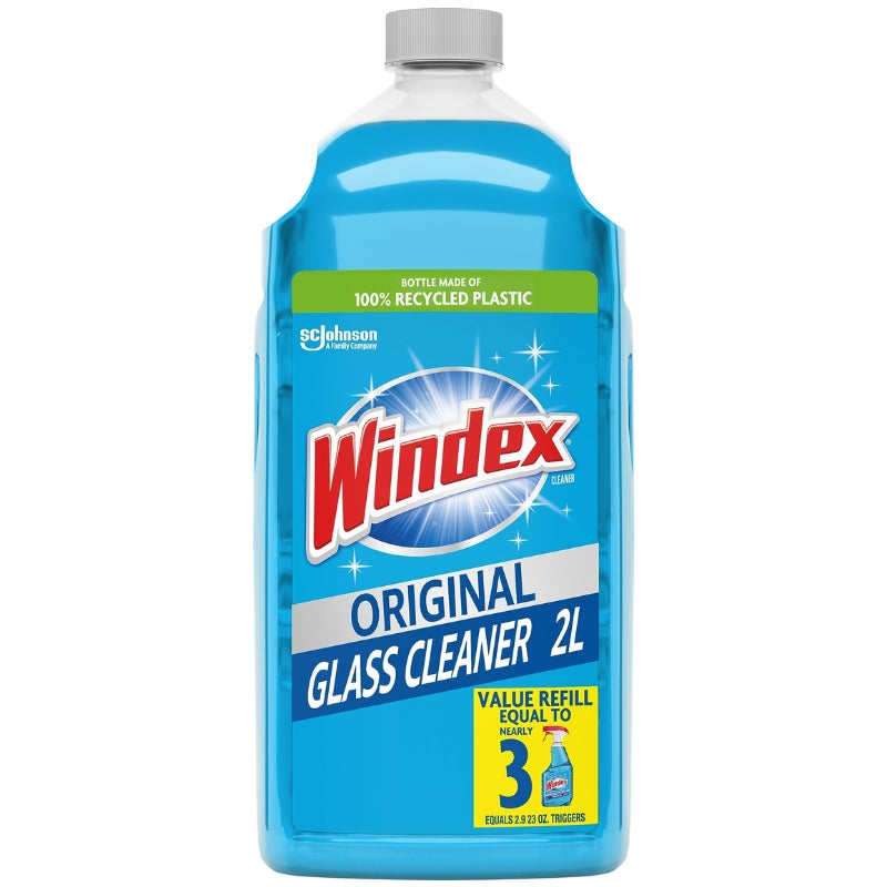 Windex | Glass Cleaner |Refill | Original Blue | 2 Lts