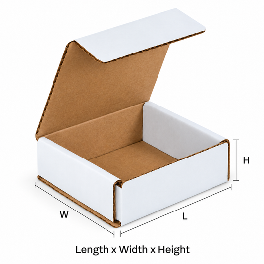 White Mailer Boxes – Multiple Sizes