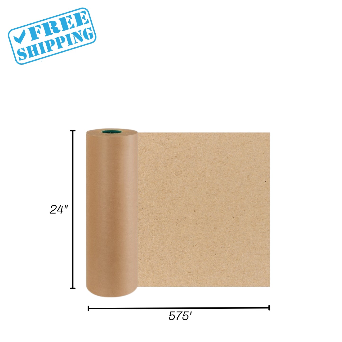 KRAFT PAPER ROLL | 24" X 575' | 1 ROLL