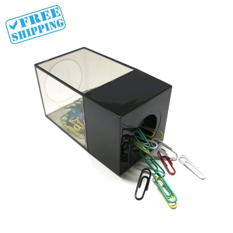 MAGNETIC PAPER CLIP DISPENSER HOLDER PAPERCLIP - Warehouse Instant Supplies LLC