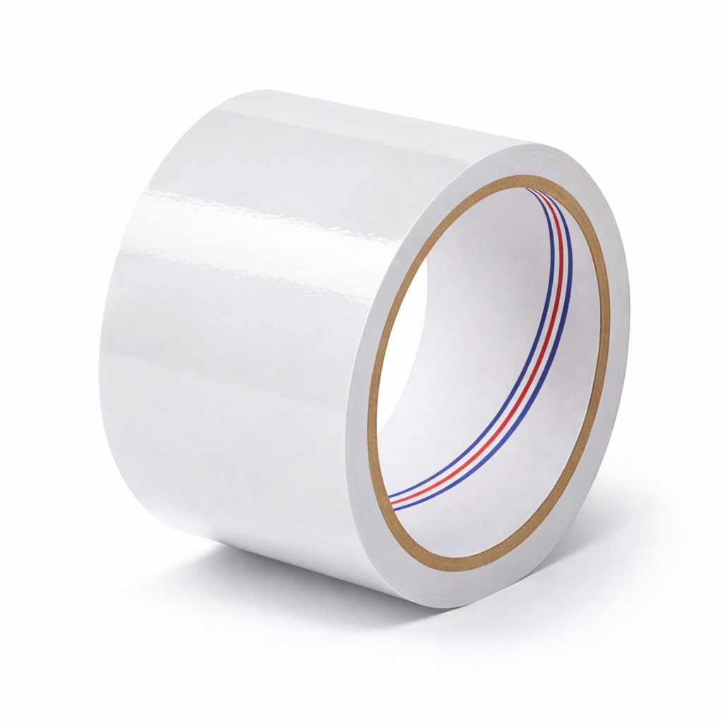 TAPE | WHITE 3" X 110' | 2.1 MIL | 24 ROLLS/PACK - Warehouse Instant Supplies LLC