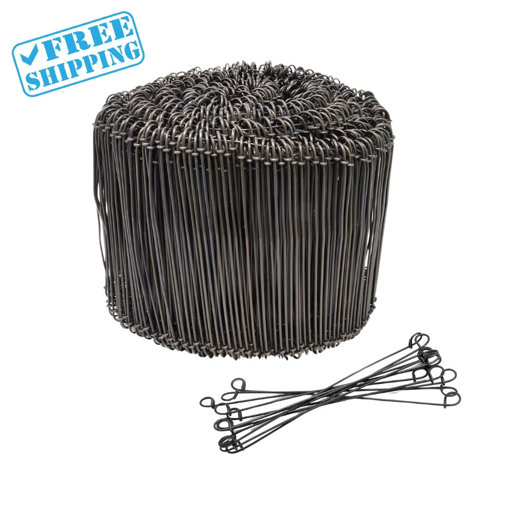 WIRE TIE METAL FOR COURIER BAGS | 8"- 1000 UNITS/PACK - Warehouse Instant Supplies LLC