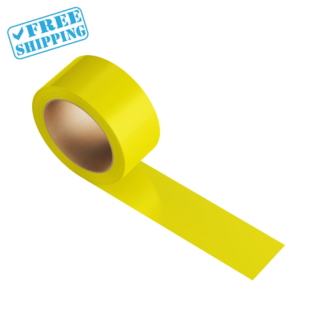TAPE | YELLOW 2"X110 YDS - 2.1 MIL 36 ROLLS/PACK
