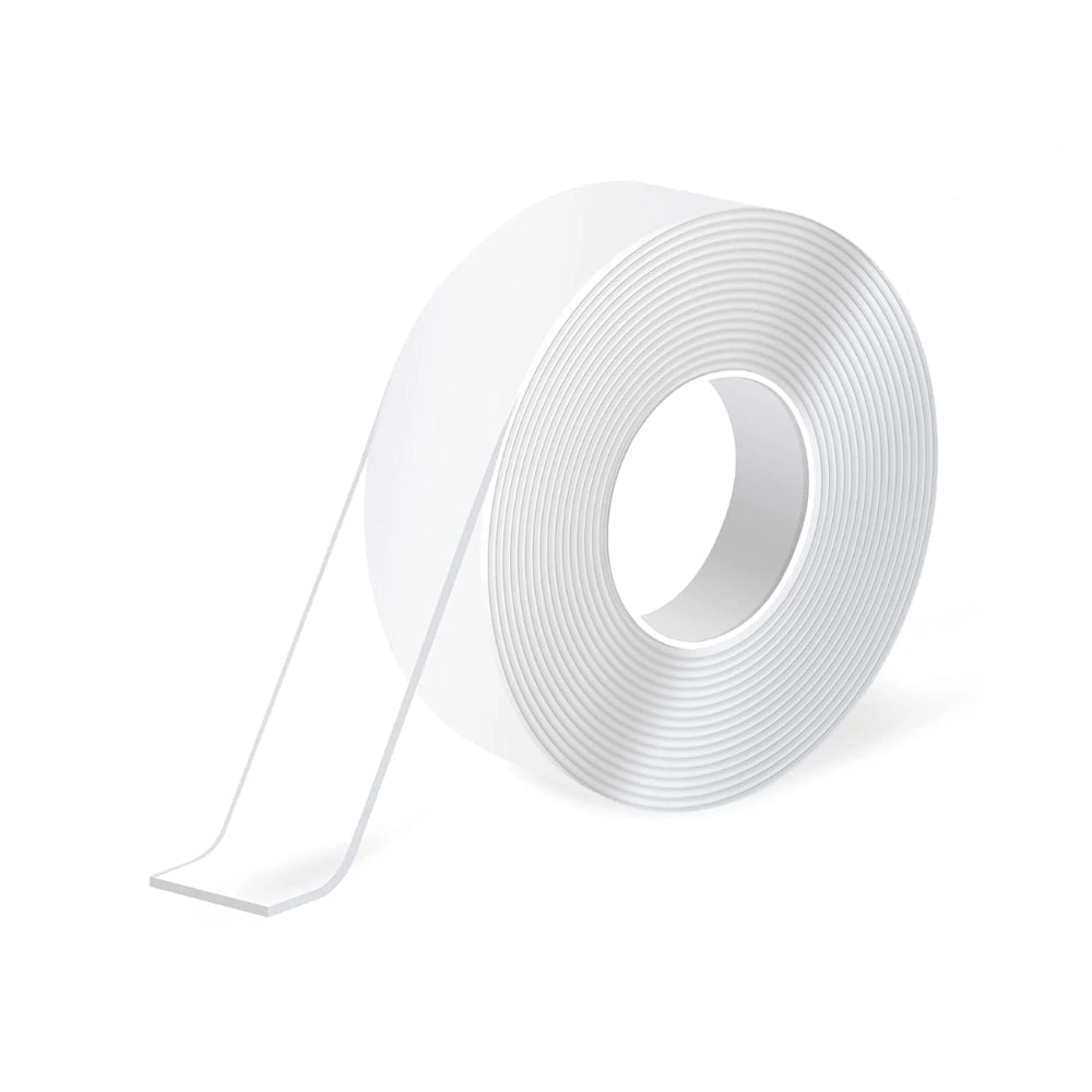 TAPE DOUBLE SIDE MULTIPURPOSE REMOVABLE ADHESIVE TRANSPARENT HEAVY DUTY 1.18in X 10 ft - Warehouse Instant Supplies LLC