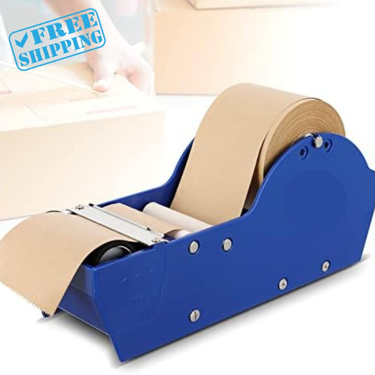 TAPE GUMMED REINFORCED 3'' METAL BLUE DISPENSER - Warehouse Instant Supplies LLC