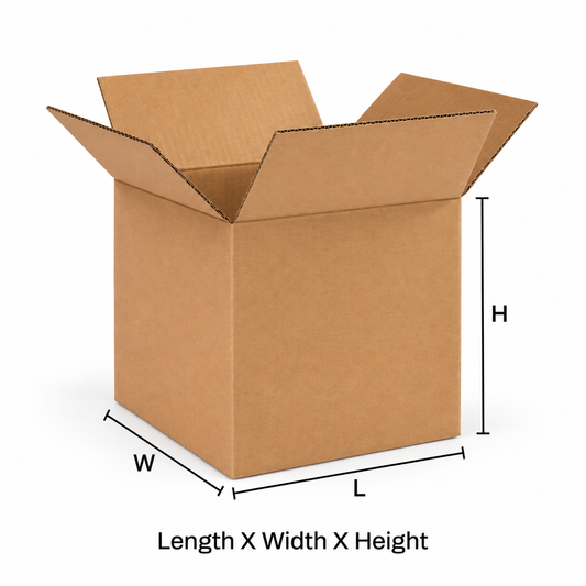 Single Wall Cube Shipping Boxes – Multiple Sizes