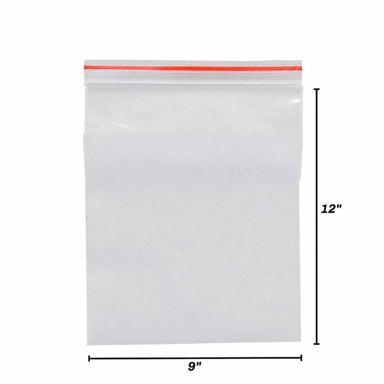 Clear Resealable Zip Bags, 2 Mil – 1,000 Bags per Pack