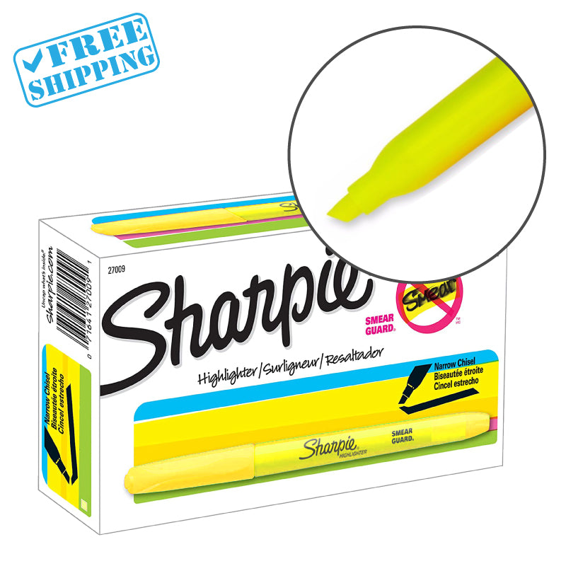 Sharpie Pocket Highlighters, Fluorescent Colors - warehouse supplies