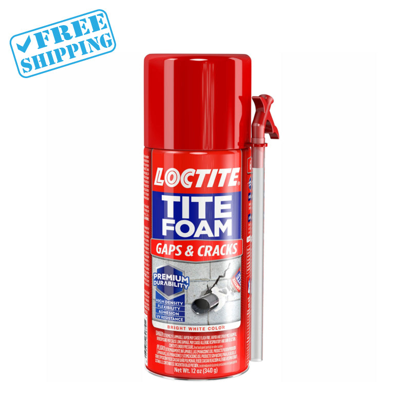 Loctite | TITE FOAM Insulating Foam Sealant, Gaps & Cracks | 12-Ounce Can - warehouse supplies