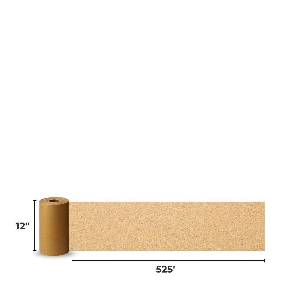 KRAFT PAPER ROLL | 12" X 525' | 1 ROLL