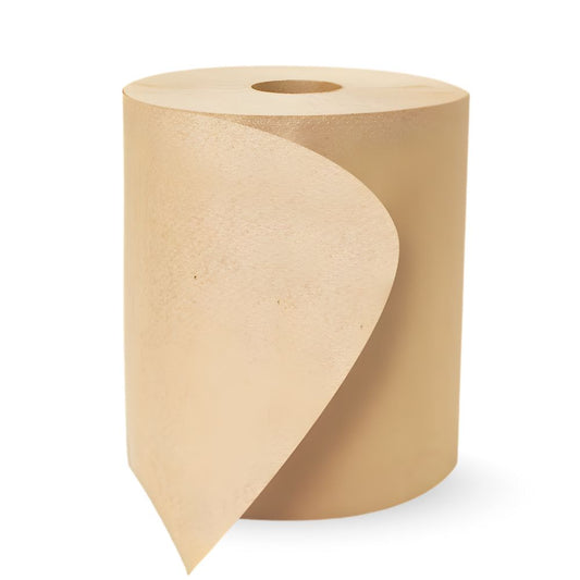 TOWEL - HARDWOUND T. 8"X800' - 6 ROLLS/PACK NATURAL