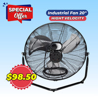 INDUSTRIAL FAN 20" HIGH VELOCITY - MOD. CENTRAL 57880