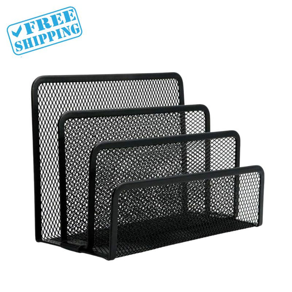3 LAYER MESH LETTER SORTER MAIL DOCUMENT TRAY DESK - Warehouse Instant Supplies LLC