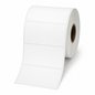 White 4 x 2 direct thermal label roll with 1-inch core, 16-roll pack totaling 11,600 labels