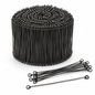 8" Wire Ties for Courier Bags – 1,000 Pack