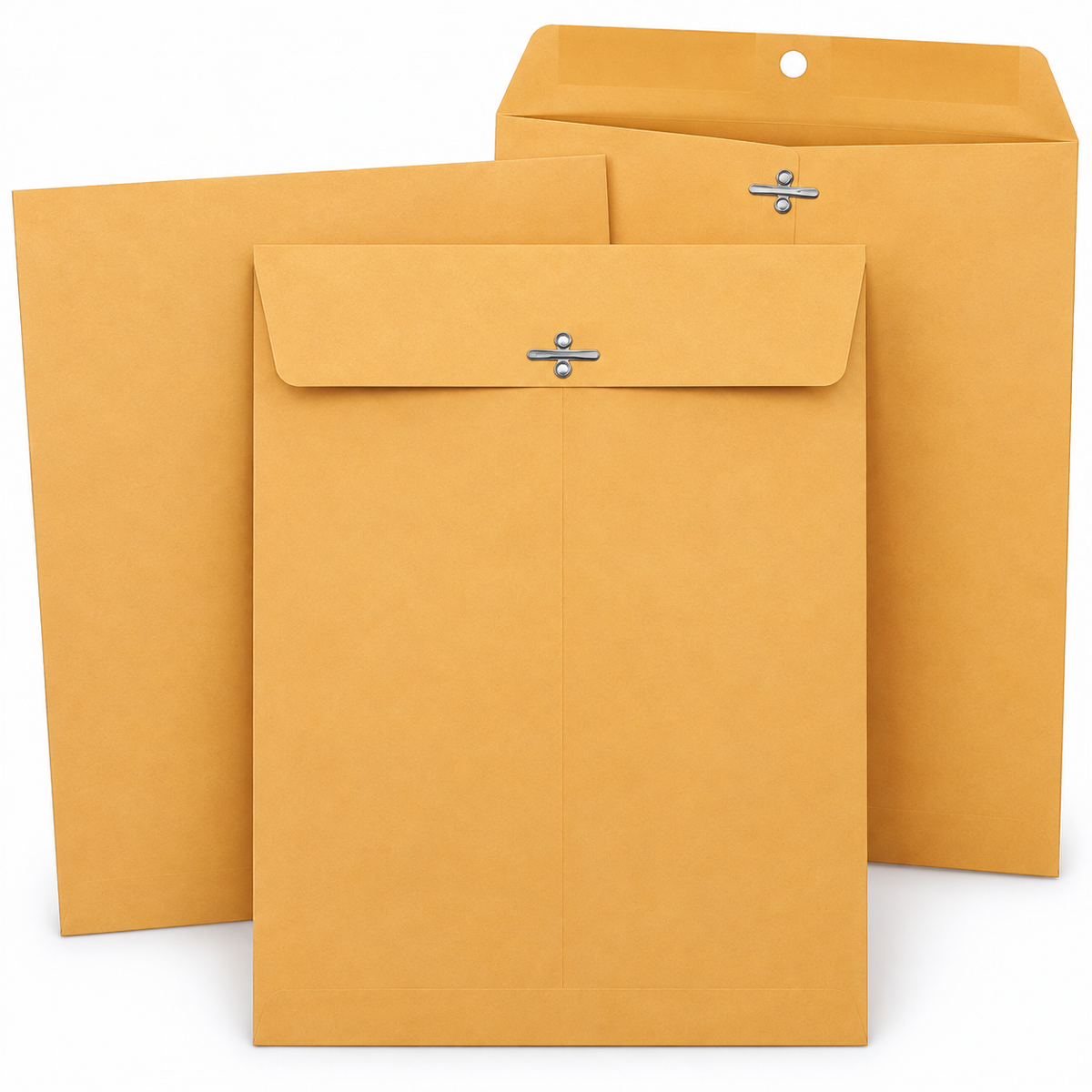 9" x 12" Brown Clasp Envelopes – 100 Pack