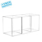ACRYLIC PEN HOLDER 3 COMPARTMENTS,CLEAR - Warehouse Instant Supplies LLC