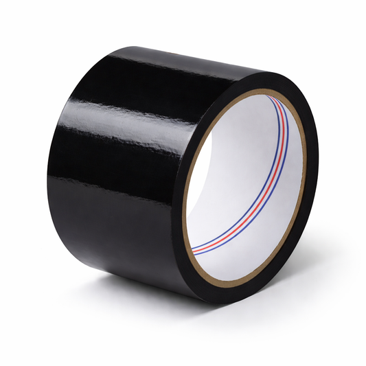 TAPE | BLACK 3”X110 YDS | 2.1MIL | 24 ROLLS/PACK - Warehouse Instant Supplies LLC