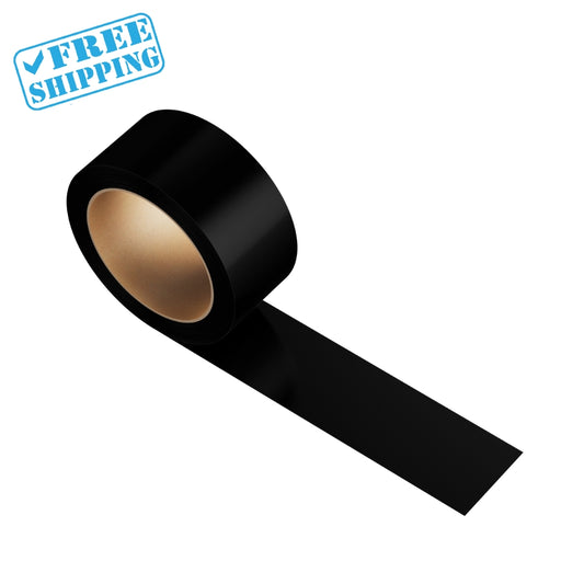 TAPE | BLACK 2"X110 YDS-2.1 MIL 36 ROLLS/PACK