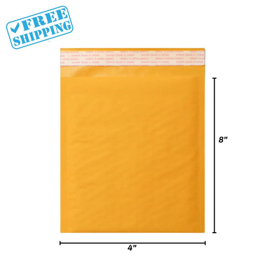 BUBBLE MAILER | NO.000**4X8" | 500 UNITS/PACK
