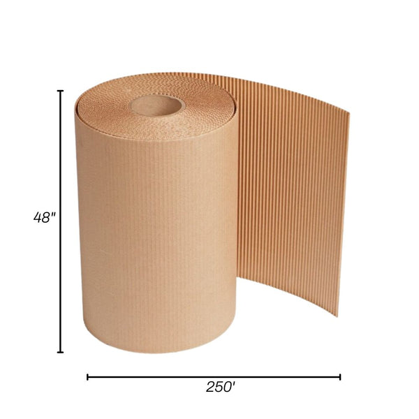 CARDBOARD CORRUGATED ROLL | 48'' X 250' | 1 ROLL