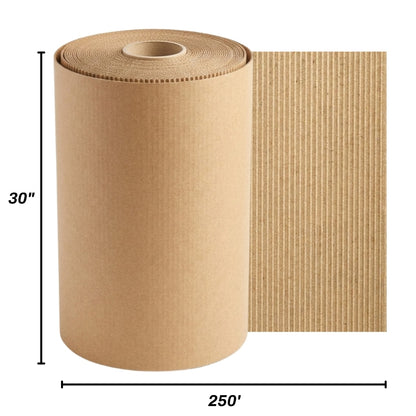 CARDBOARD CORRUGATED ROLL | 30'' X 250 FT