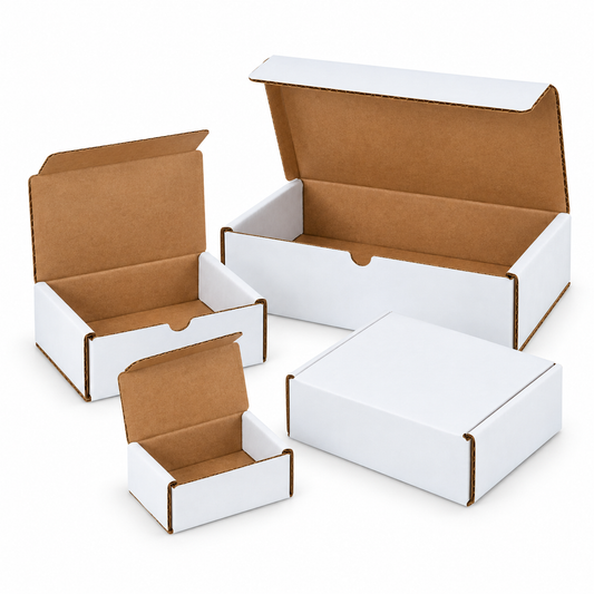 White Mailer Boxes – Multiple Sizes