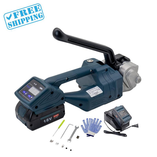 ELECTRIC STRAPPING MACHINE V1 SEALER HOT SEMI-AUTOMATIC FOR 1/2 TO 5/8 IN PP/PET POLY STRAPPING - Warehouse Instant Supplies LLC