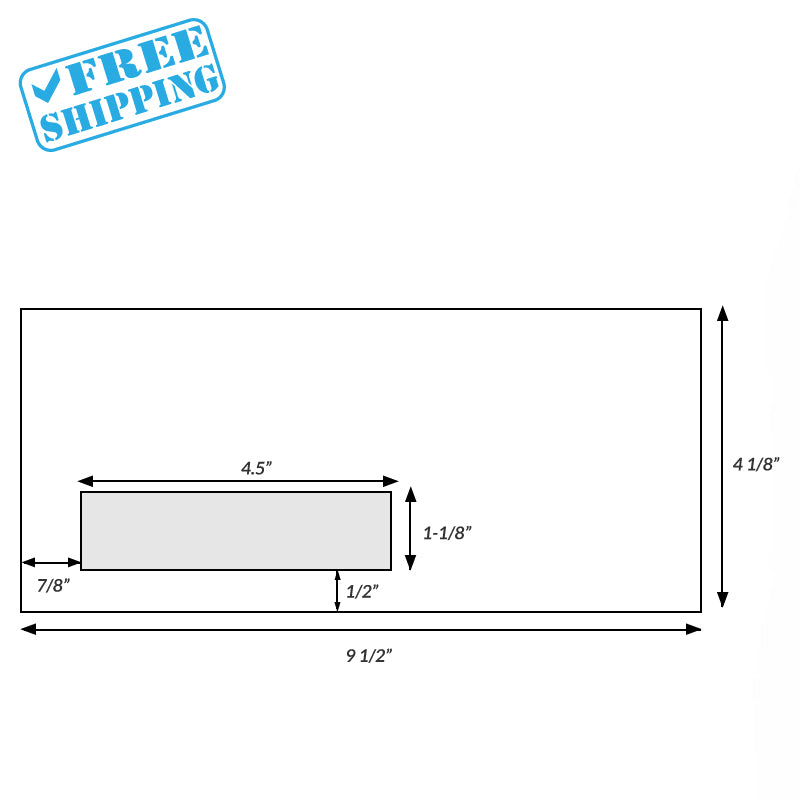 ENVELOPES w WINDOW 9-1/2"X4-1/8" - Warehouse Instant Supplies LLC