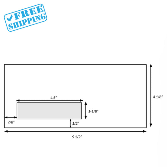 ENVELOPES w WINDOW 9-1/2"X4-1/8" - Warehouse Instant Supplies LLC