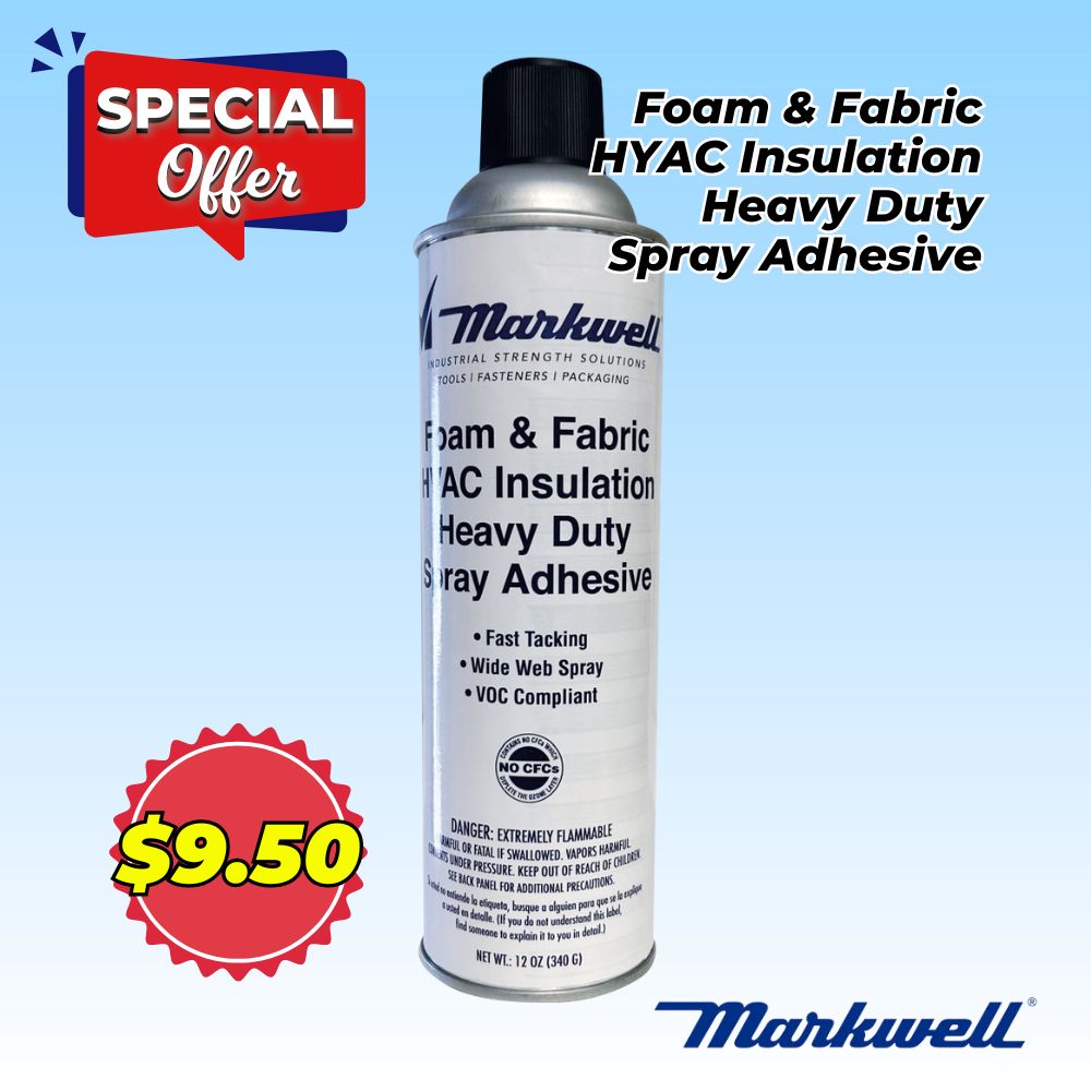 SPRAY ADHESIVE MARKWELL HEAVY DUTY 12 OZ – Warehouse Instant Supplies LLC