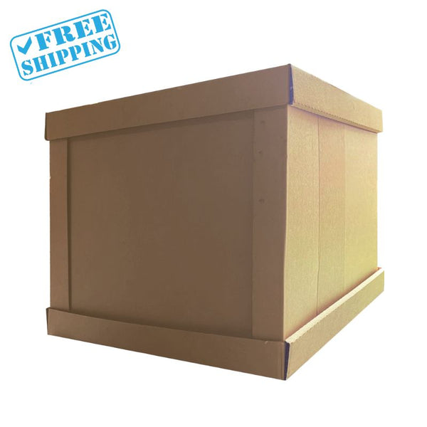 BOX MINI D CONTAINER 48X40X40" DOUBLE WALL - Warehouse Instant Supplies LLC