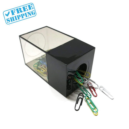 MAGNETIC PAPER CLIP DISPENSER HOLDER PAPERCLIP - Warehouse Instant Supplies LLC
