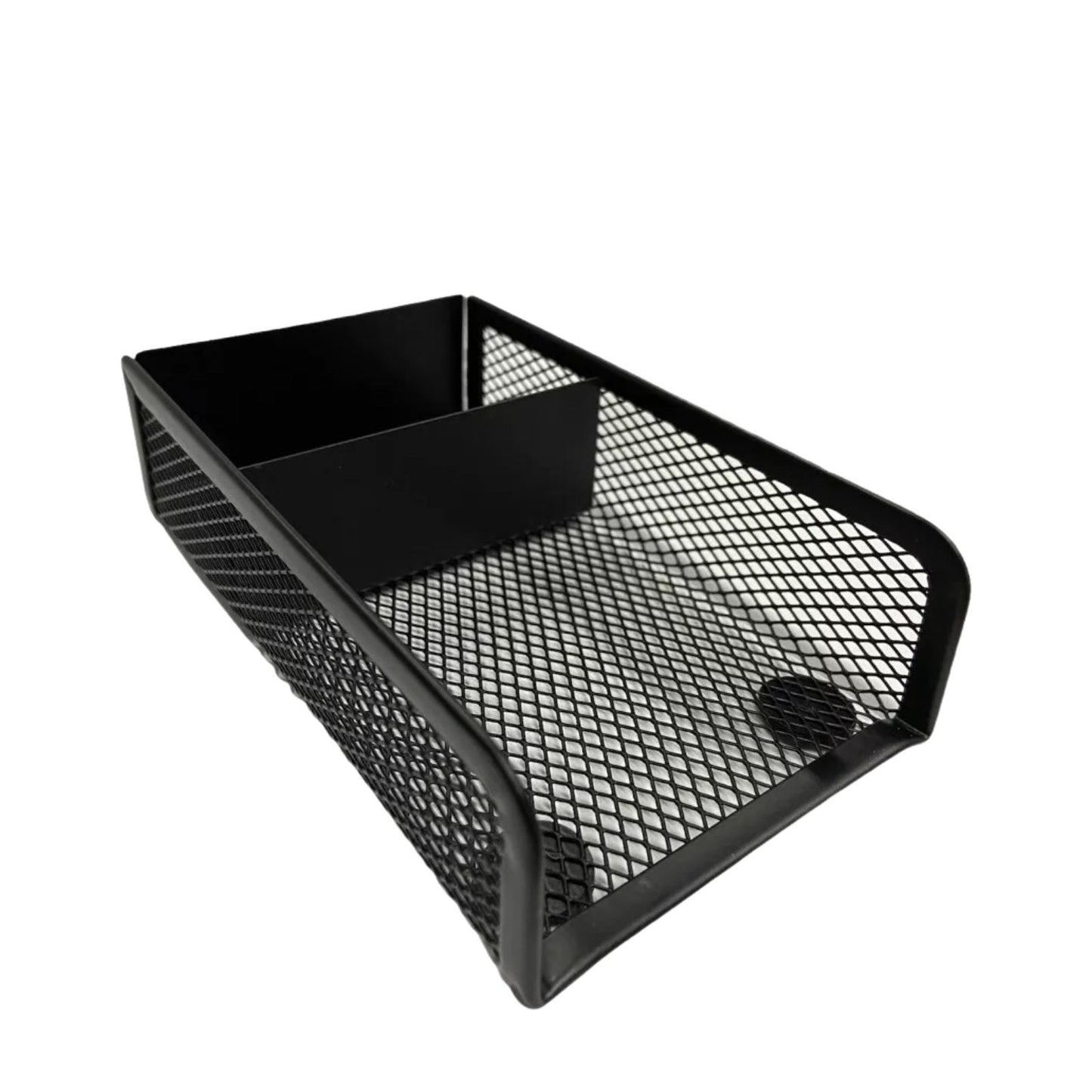 NOTE HOLDER AND CLIPS METAL MESH 2 DIVISIONS | 5-½ X 3-⅜" - Warehouse Instant Supplies LLC