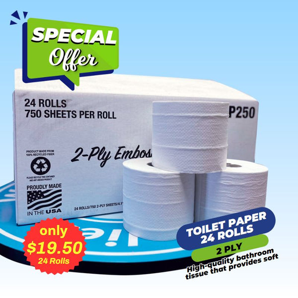 OFFER | TOILET PAPER | 24 ROLLS | 750 SHEETS PER ROLL - Warehouse Instant Supplies LLC