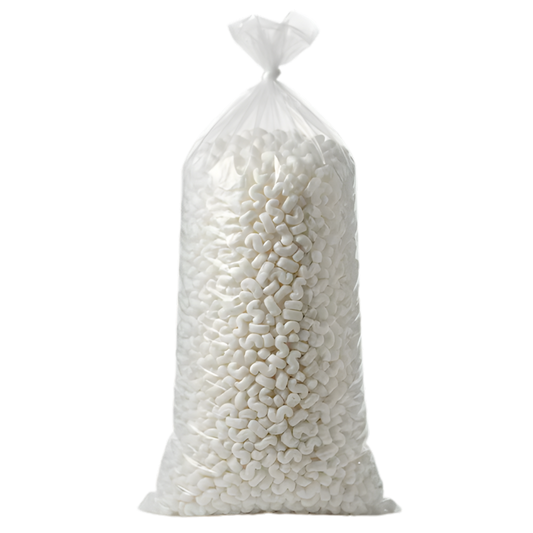 Packing Peanuts | White | Pack: 20 ft³ - Warehouse Instant Supplies LLC