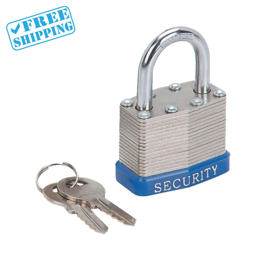 PADLOCK 1-1/2" KEYED-ALIKE PADLOCKS - 3 PACK