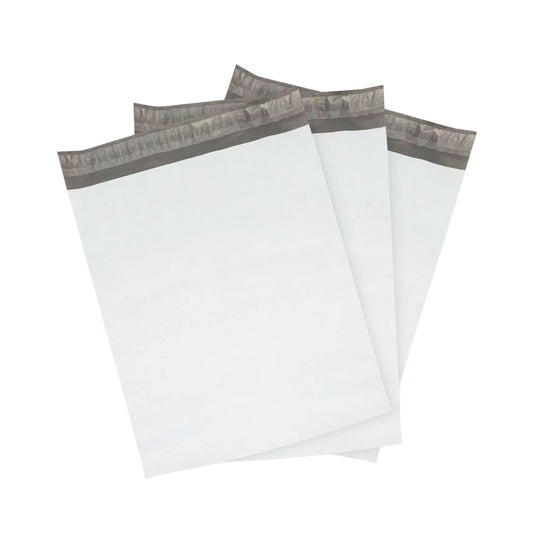 White Poly Mailer Shipping Bags, 2.5 Mil – Multiple Sizes
