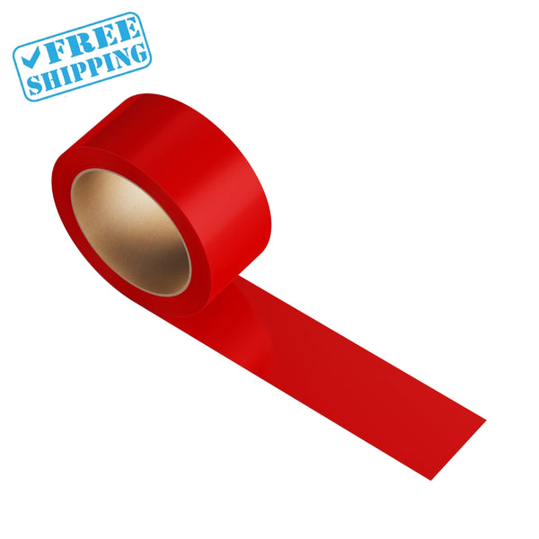 TAPE | RED 2''X110 YDS- 2.1MIL 36 ROLLS/PACK