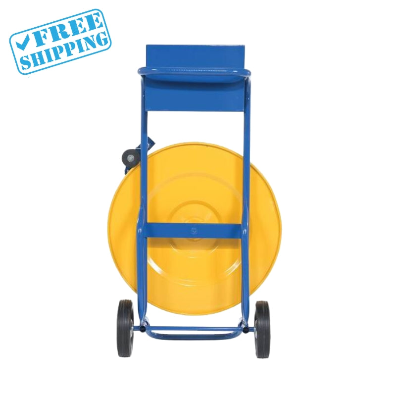 STRAPPING DISPENSER CART BLUE/YELLOW - Warehouse Instant Supplies LLC