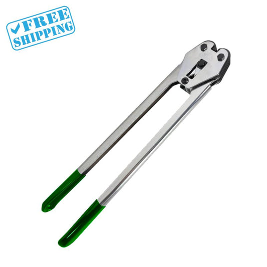 STRAPPING CRIMPER FOR POLY STRAPPING 5/8" 17" | GREEN - Warehouse Instant Supplies LLC