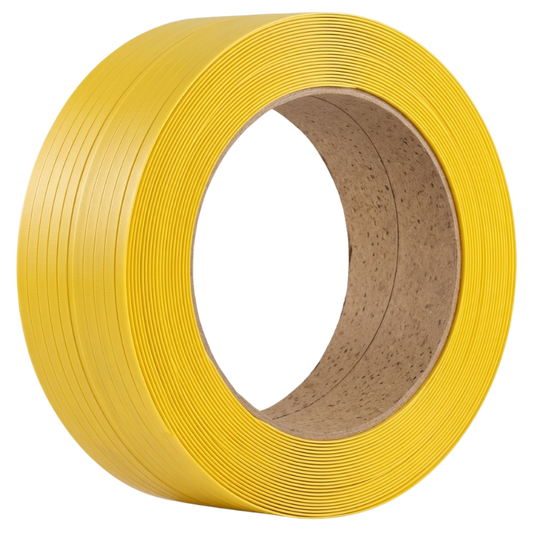 POLY STRAPPING 1/2x330' YELLOW (TENSION 600 LB) - Warehouse Instant Supplies LLC
