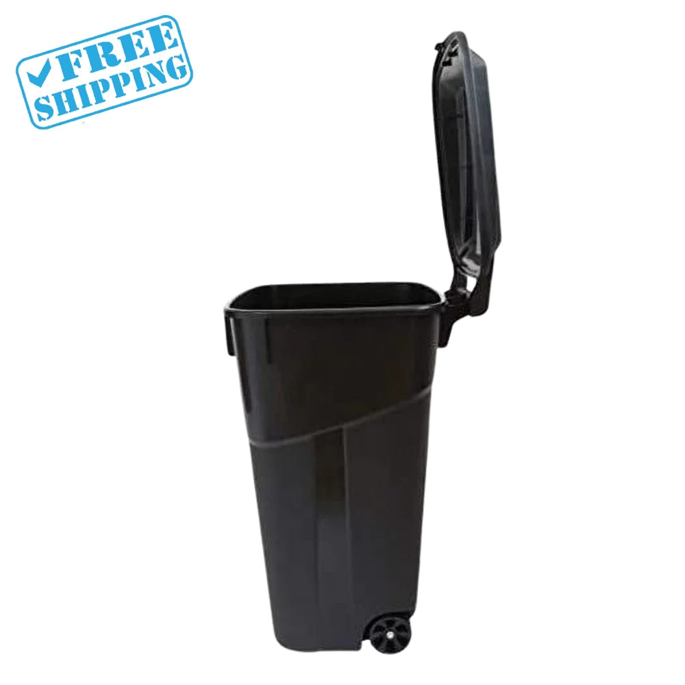 TRASH CAN WITH WHEELED 48 GAL