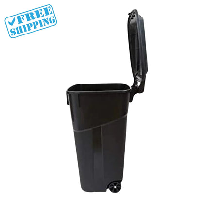 TRASH CAN WITH WHEELED 48 GAL