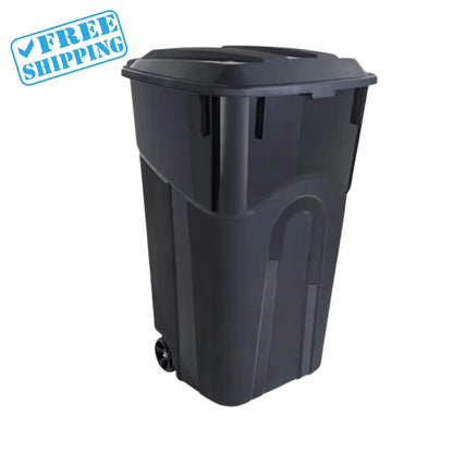 TRASH CAN WITH WHEELED 48 GAL