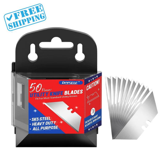 UTILITY KNIFE BLADES 50 PACK - Warehouse Instant Supplies LLC