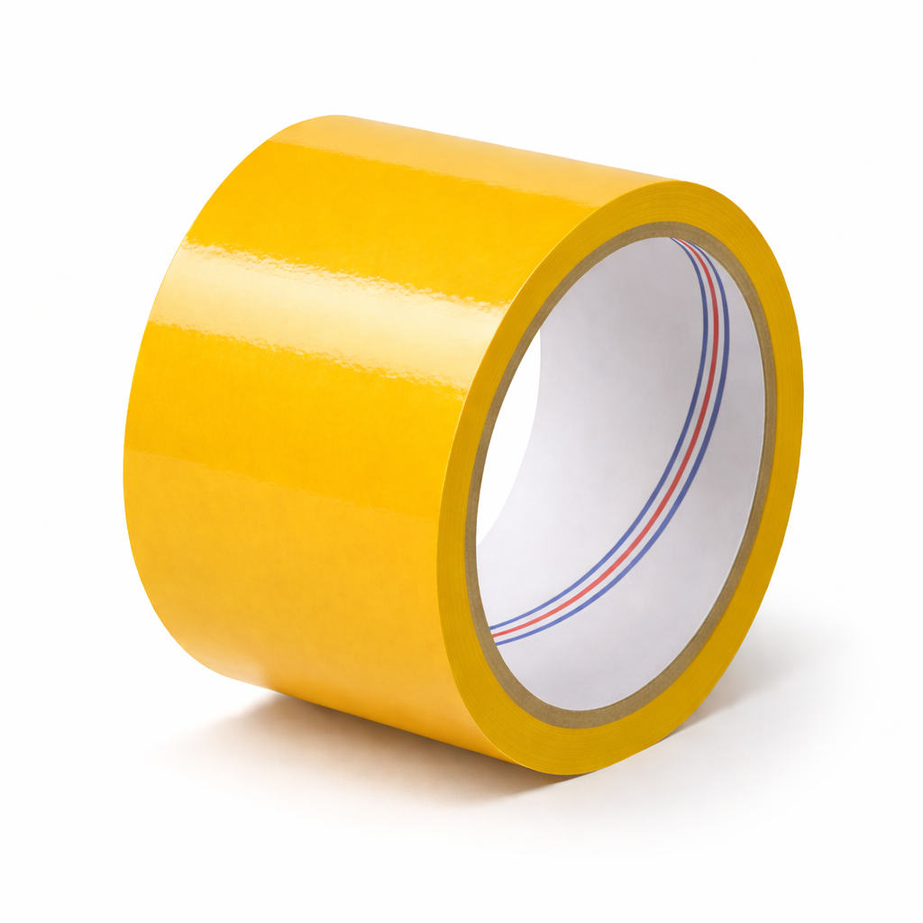 TAPE | YELLOW  3"  X 110' | 2.1 MIL | 24 ROLLS/PACK - Warehouse Instant Supplies LLC