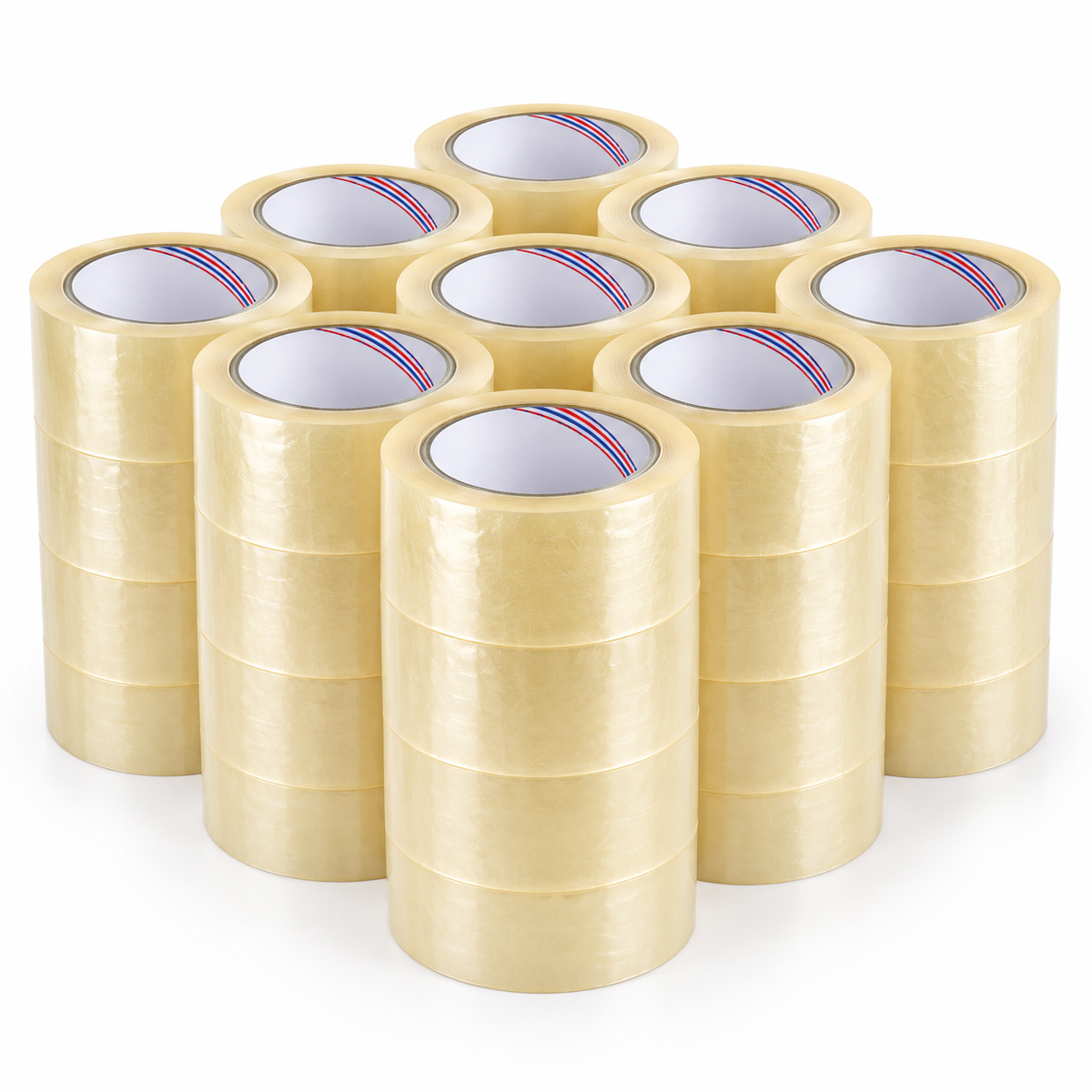 Clear packaging tape multipack, 2 inches x 110 yards, 2.0 mil, 36 rolls per pack