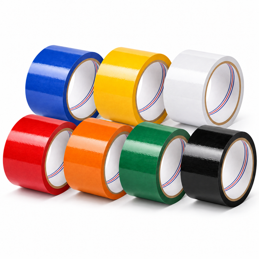 Colored Packaging Tape 3" x 110 Yds | 2.1 Mil | 24 Rolls/Pack