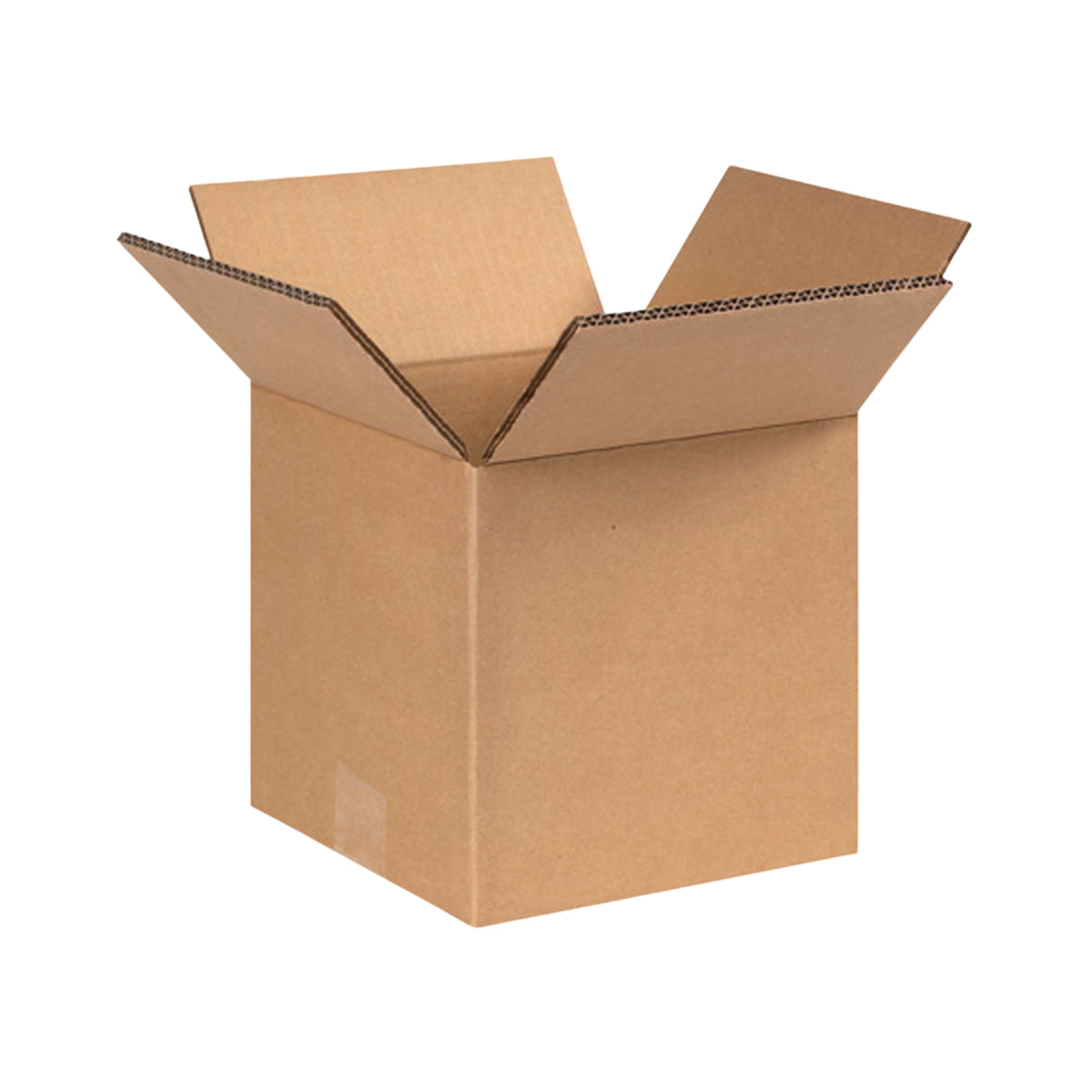 Double wall corrugated cardboard cube shipping box for heavy-duty packing and storage